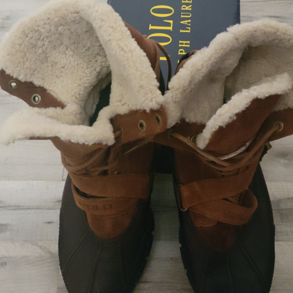 POLO RALPH LAUREN BOOTS SIZE 13D EUC